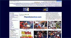 Desktop Screenshot of planetcybertron.com
